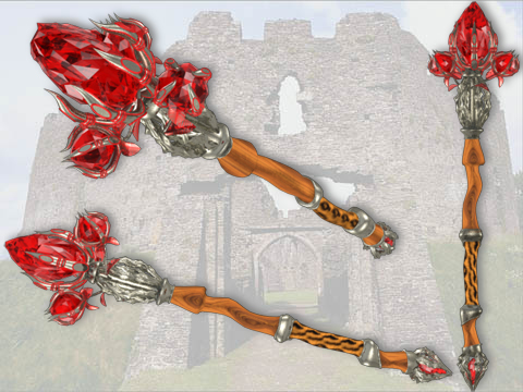Mystic Ruby Staff